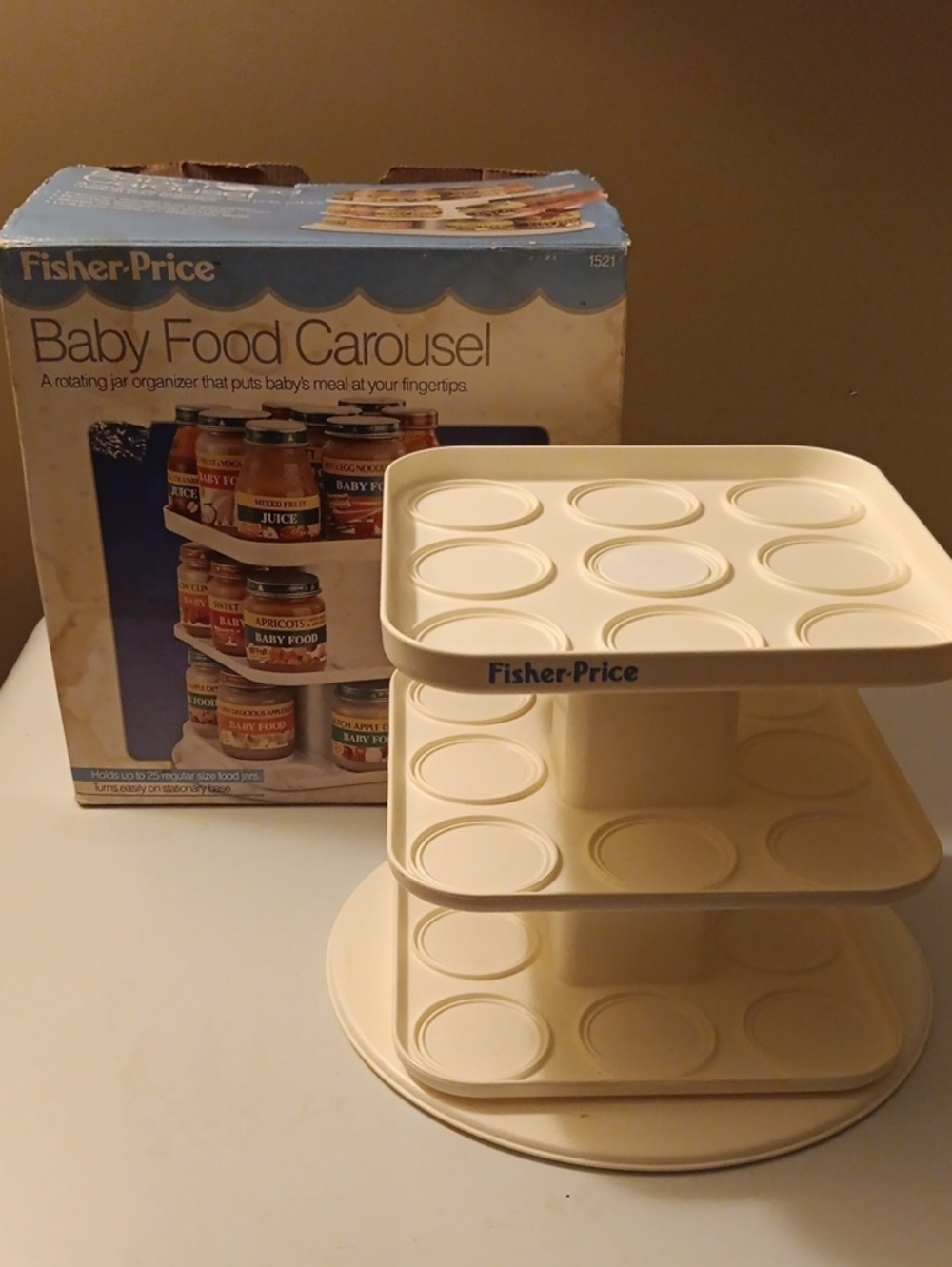 Vintage 1991 Fisher Price Baby Food Carousal